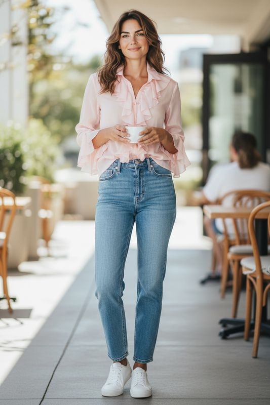 Camicia rouges rosa