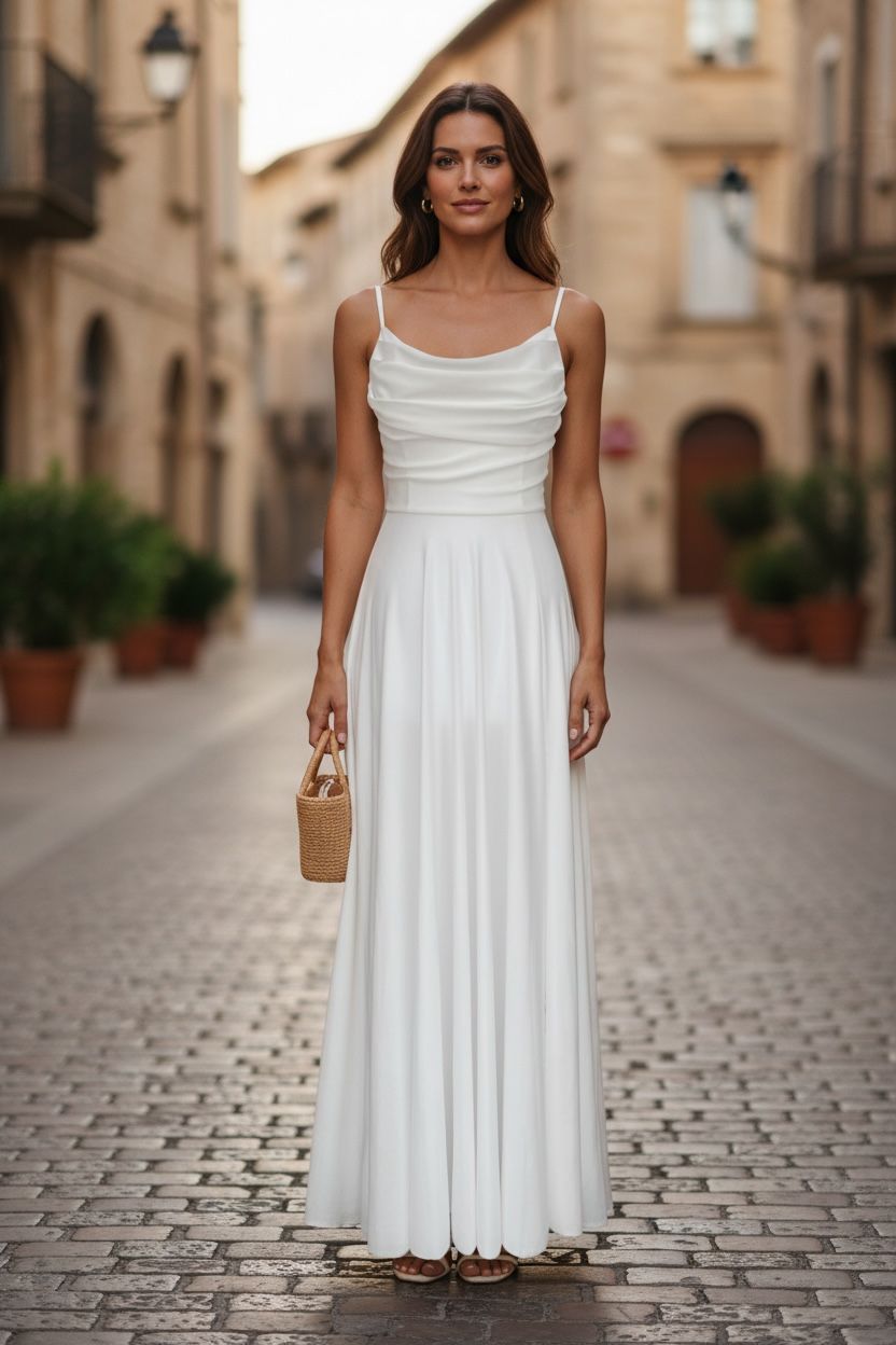 Collezione unica abito Chiara bianco