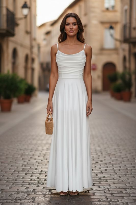 Collezione unica abito Chiara bianco