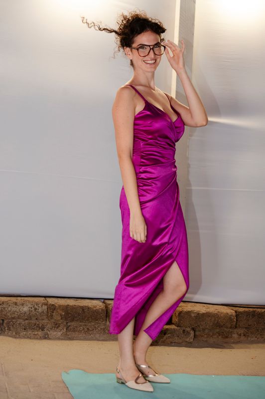 Collezione unica abito Kate Magenta chiaro