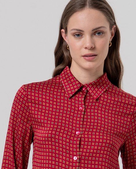 Surkana camicia fantasia rossa