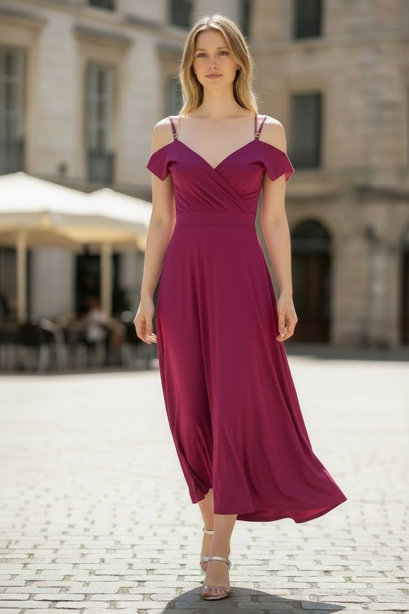 Collezione Unica abito Callas vino