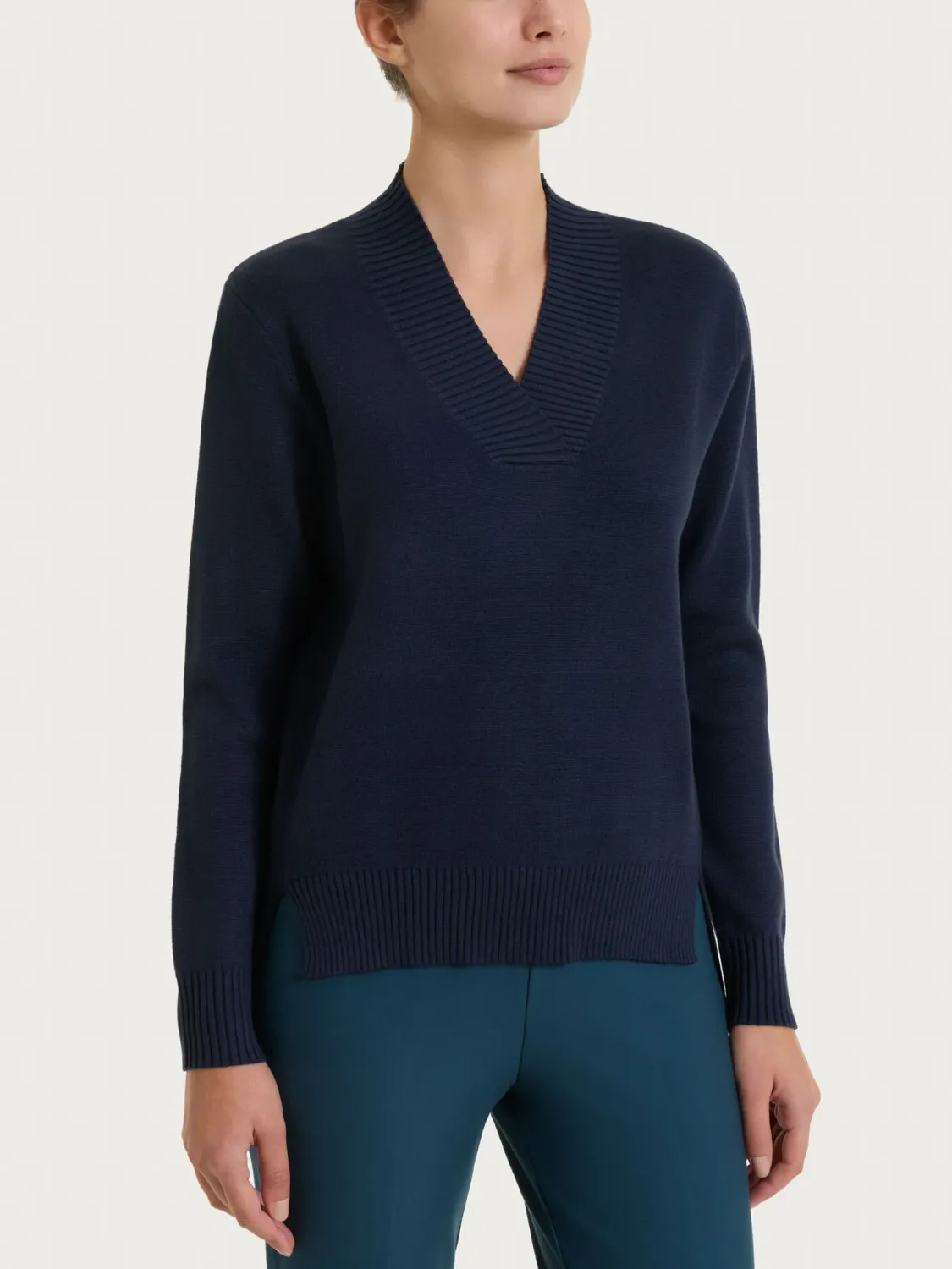 Ragno Maglia asimmetrica blu