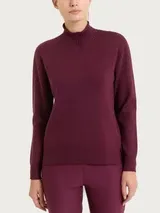 Ragno lupetto super soft bordeux