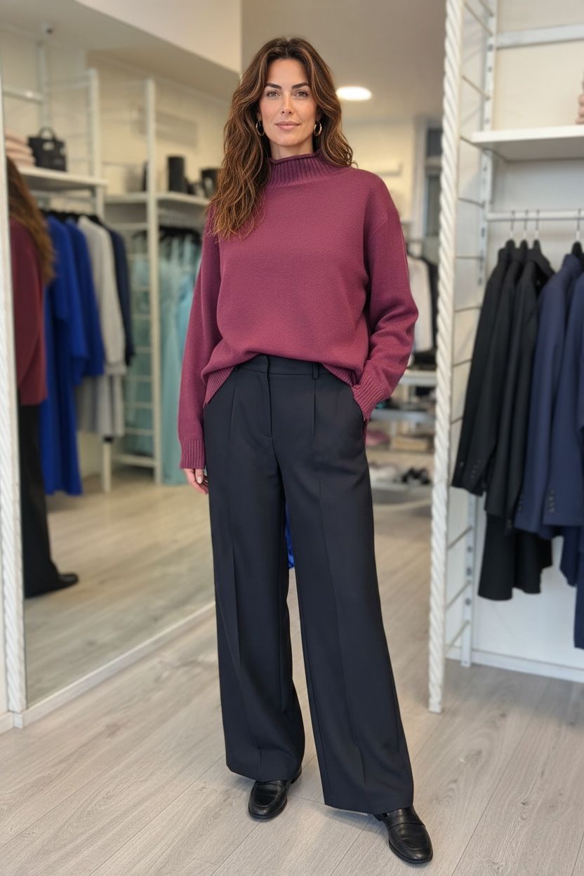 Ragno maglia lupetto super soft bordeaux