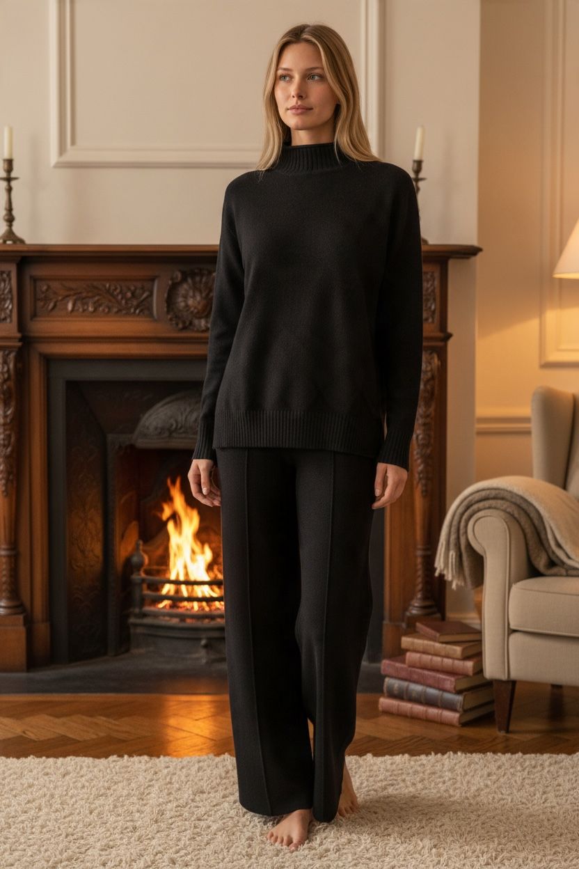 Ragno maglia lupetto super soft nero