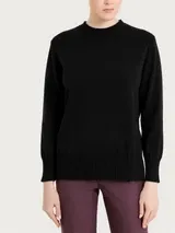 Ragno Maglia girocollo in Soft Wool nero
