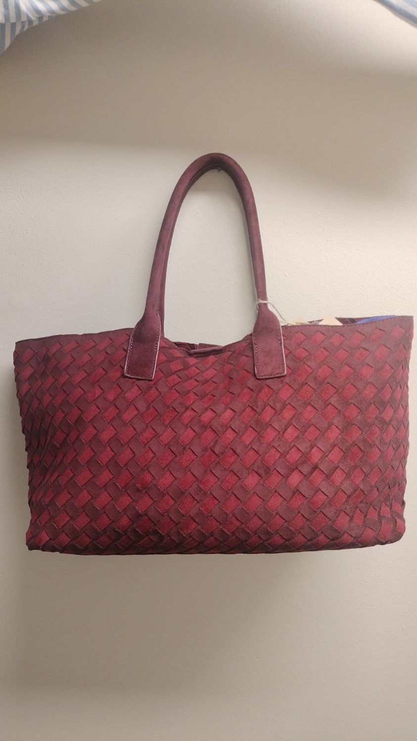 Borsa a spalla prugna