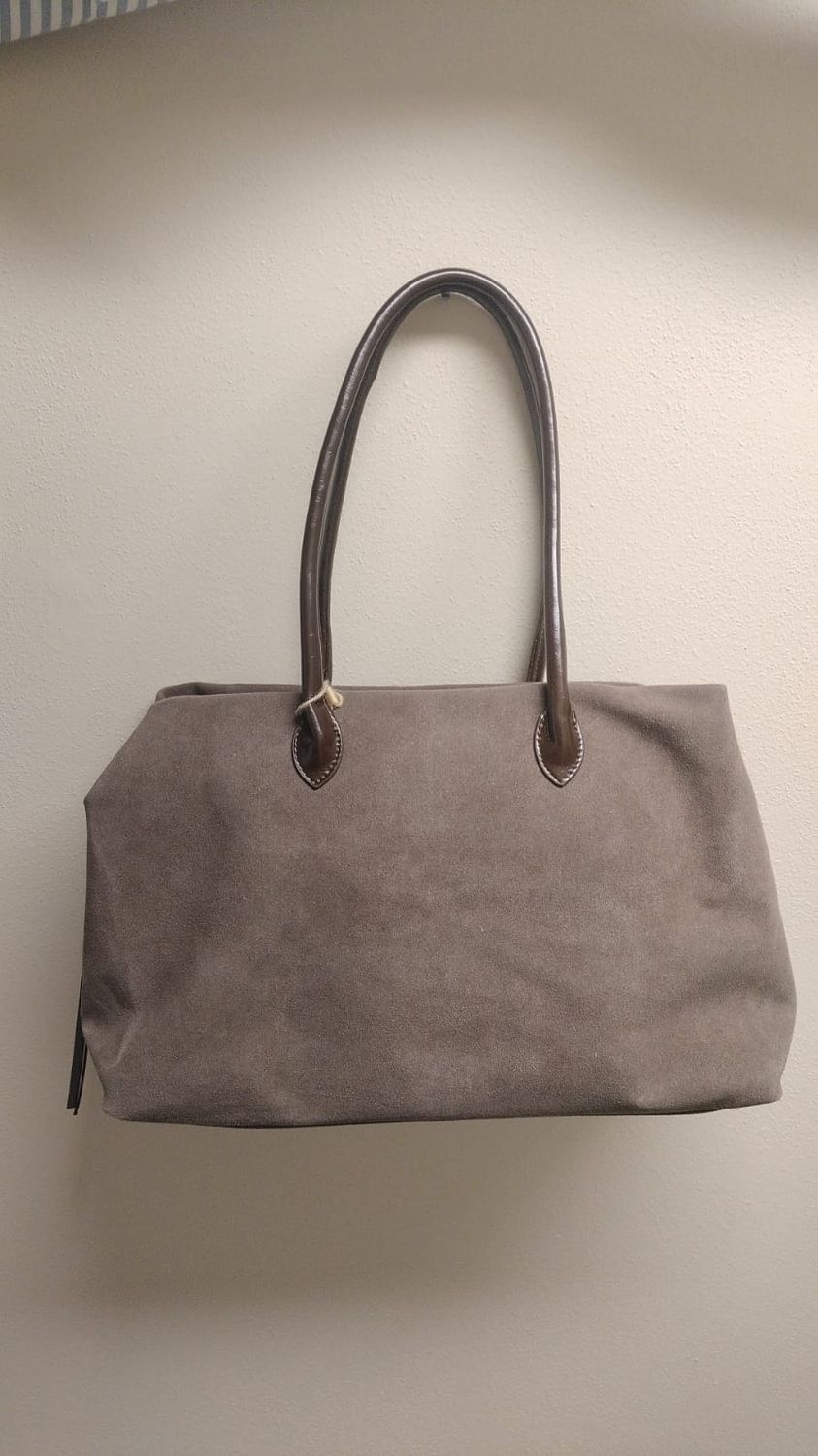 Borsa a spalla taupe
