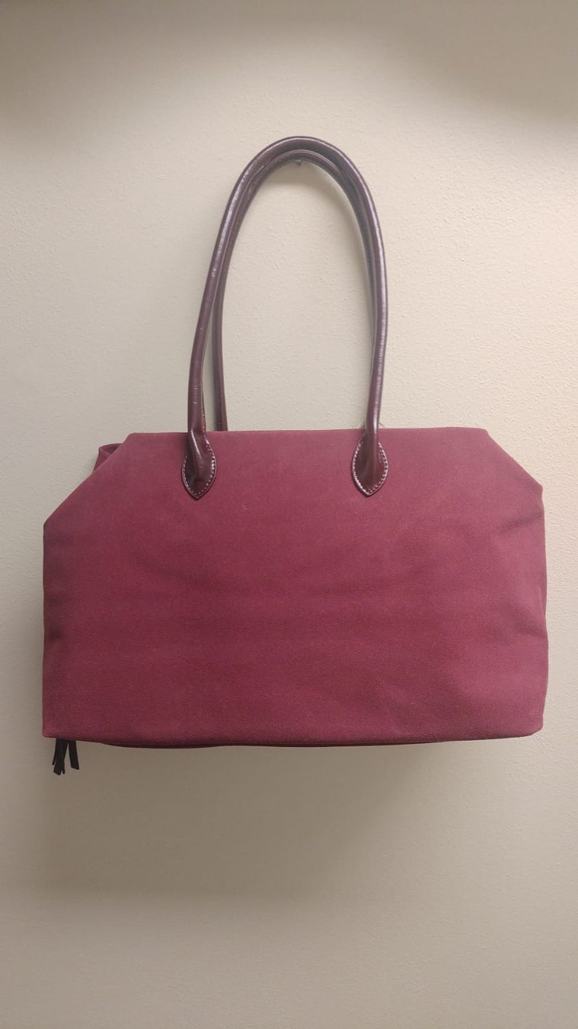 Borsa a spalla prugna