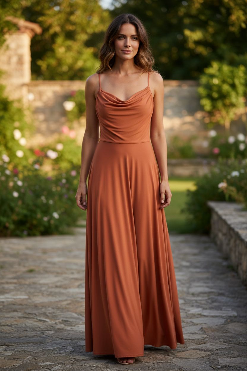 Collezione Chiara abito arancio