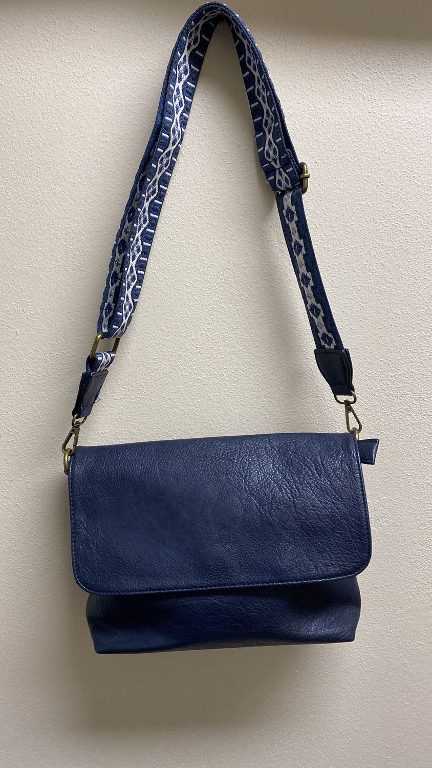 Borsa tracolla blu