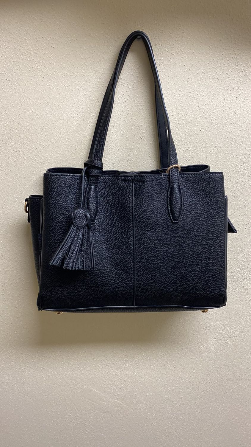 Borsa doppio manico nera