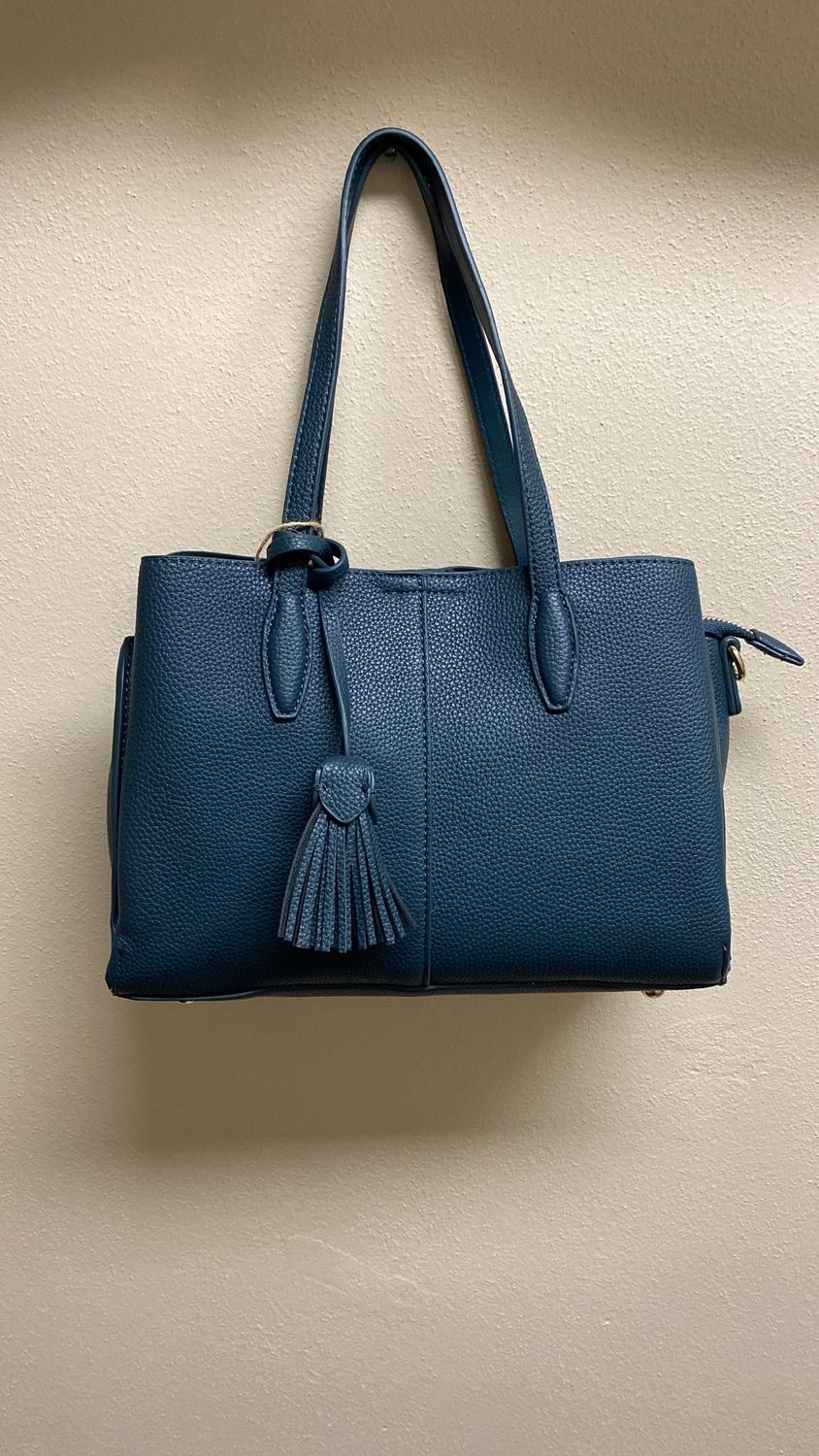 Borsa doppio manico petrolio