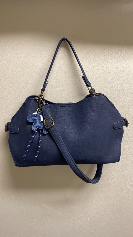Borsa tracolla blu