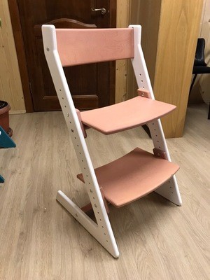 Скидка дня! Новый дизайн! Регулируемый универсальный стул цвет "Pink-and-White"