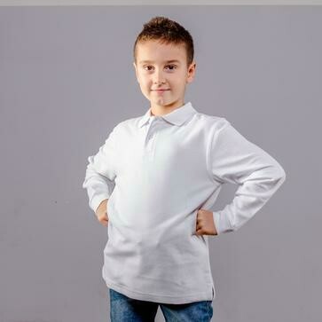 polo maniche lunghe bambino