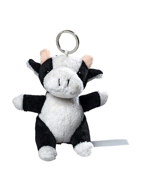 plush cow with keychain