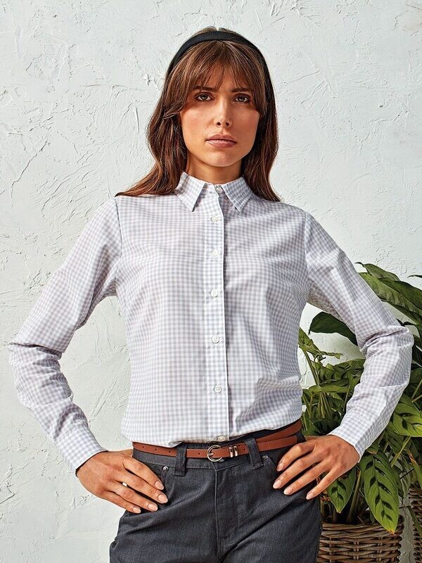 ‘Maxton’ Check - Women's Long Sleeve Shirt