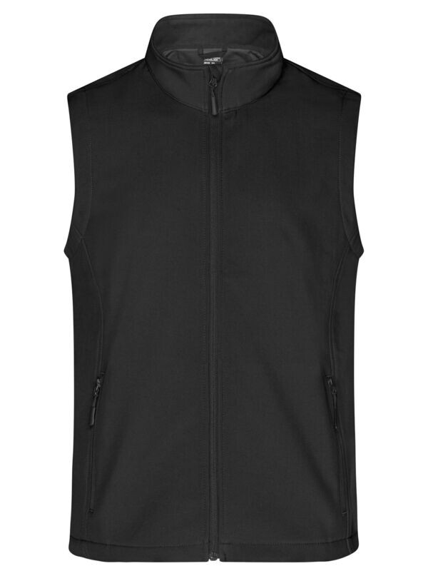 Men&#39;s Promo Softshell Vest, Color: black/black, Size: S