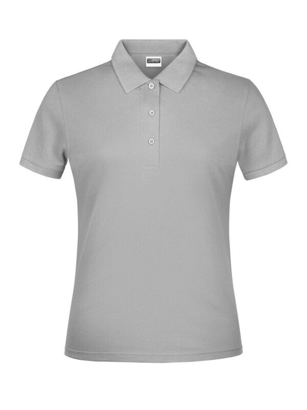 Basic Polo Lady, Color: ash, Size: XS