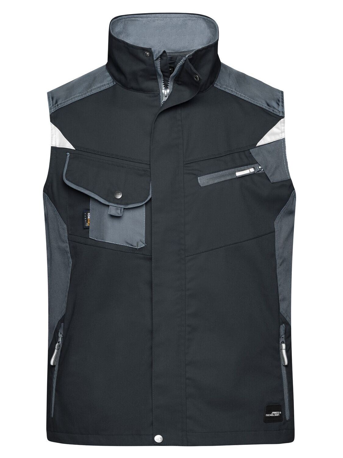Workwear Vest - Strong, Color: black/carbon, Size: S