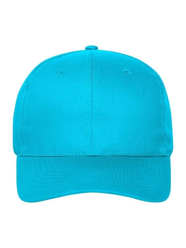 6 Panel Cap Bio Cotton, Color: turquoise, Size: UNICA