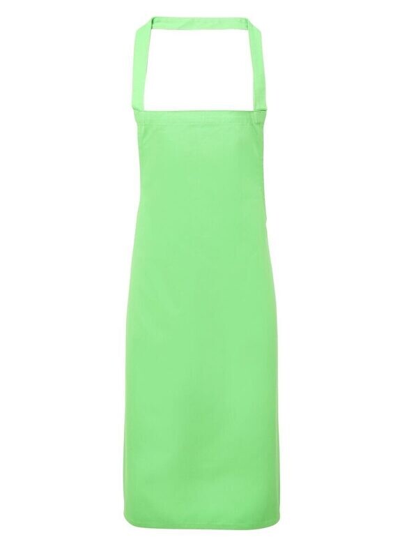 Cotton Bib Apron, Color: apple, Size: UNICA