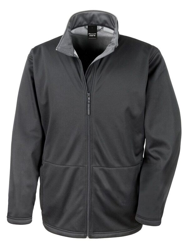 Softshell Jacket, Color: black, Size: XS