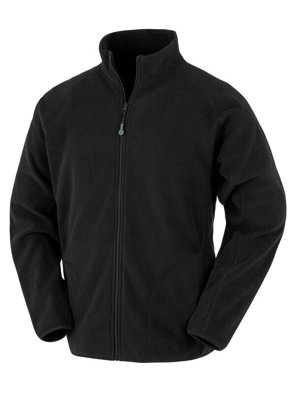 Recycled Microfleece Jacket, Color: black, Size: XS