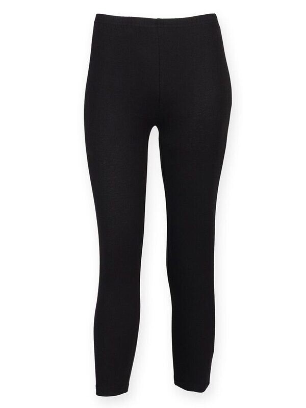 3/4 Leggins, Color: black, Size: XS