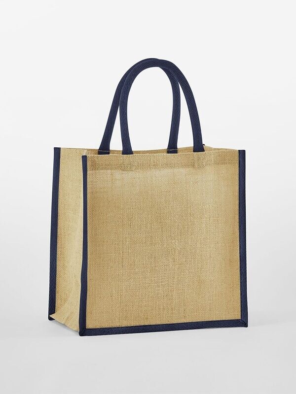 Natural Starched Jute Mini Gift Bag