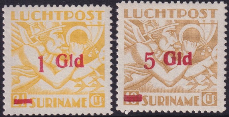 Surinam 1945 SG305-06 MH