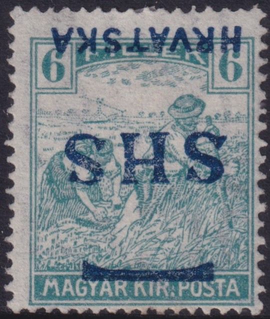 Yugoslavia - Kingdom of the Serbs, Croats and Slovenes 1918 overprint on Hungary