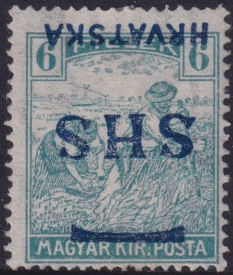 Yugoslavia - Kingdom of the Serbs, Croats and Slovenes 1918 overprint on Hungary