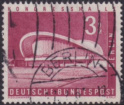 West Berlin 1956 3DM Congress Hall
