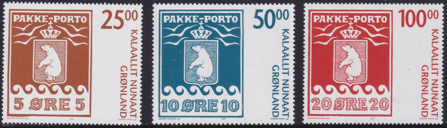 Greenland 2005-07 Centenary of Parcel Post Set