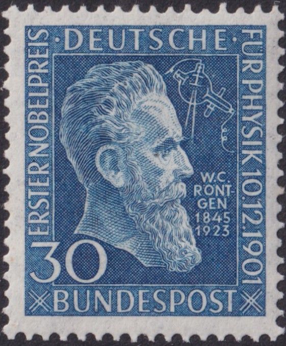 West Germany 1951 30pf Rontgen