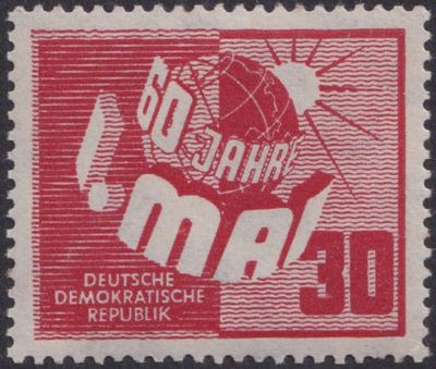 East Germany 1950 30pf 60th Anniversary of Labour Day