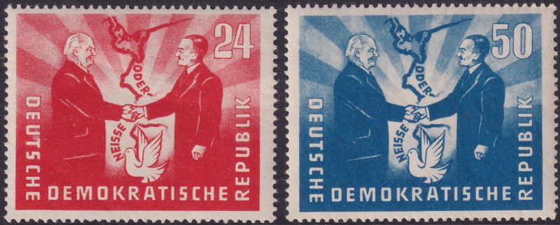 East Germany 1951 Visit of Polish President Set
