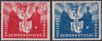 East Germany 1951 Visit of Polish President Set