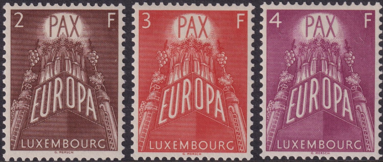 Luxembourg 1957 Europa Set