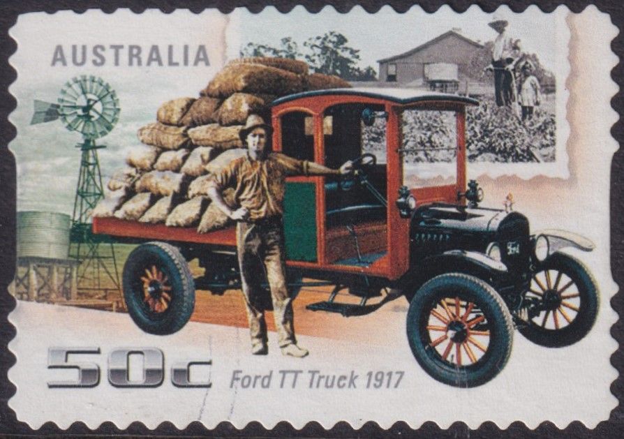 Australia 2006 50c Ford Truck with Missing Date