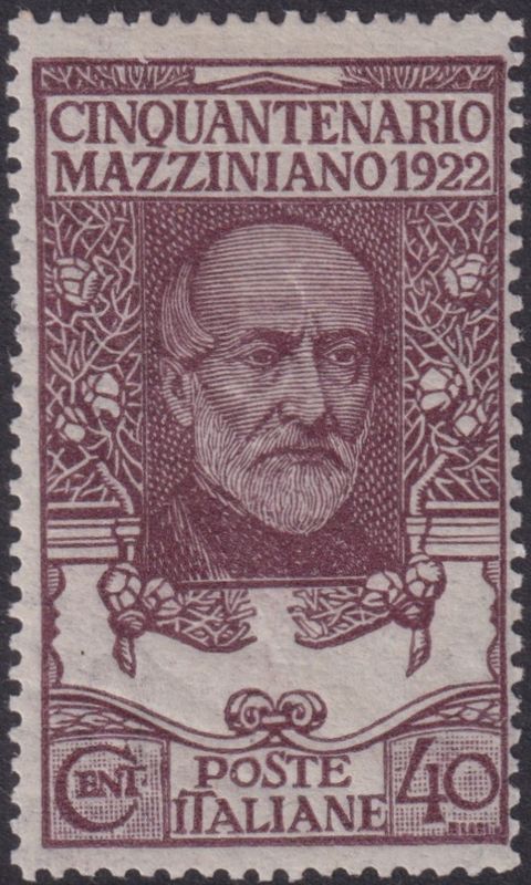 Italy  1922 40c 50th Death Anniversary of Mazzini