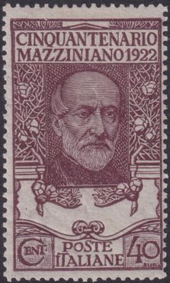 Italy  1922 40c 50th Death Anniversary of Mazzini