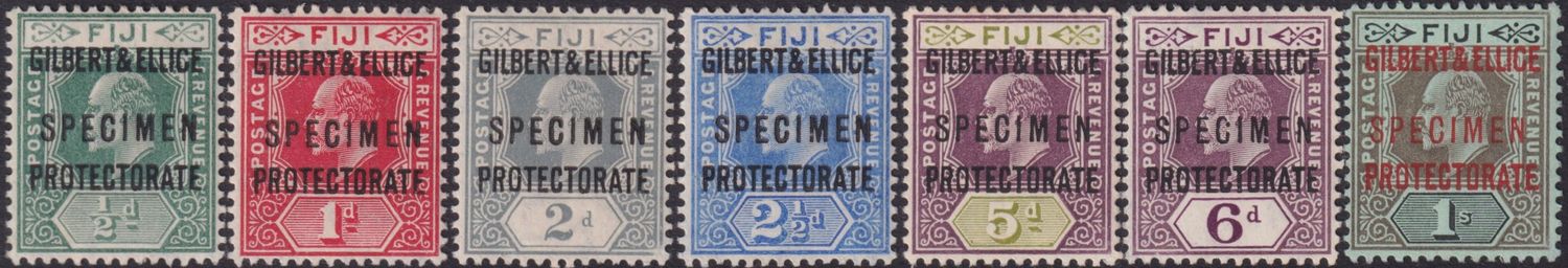 Gilbert &amp; Ellice Islands 1911 Specimen Set