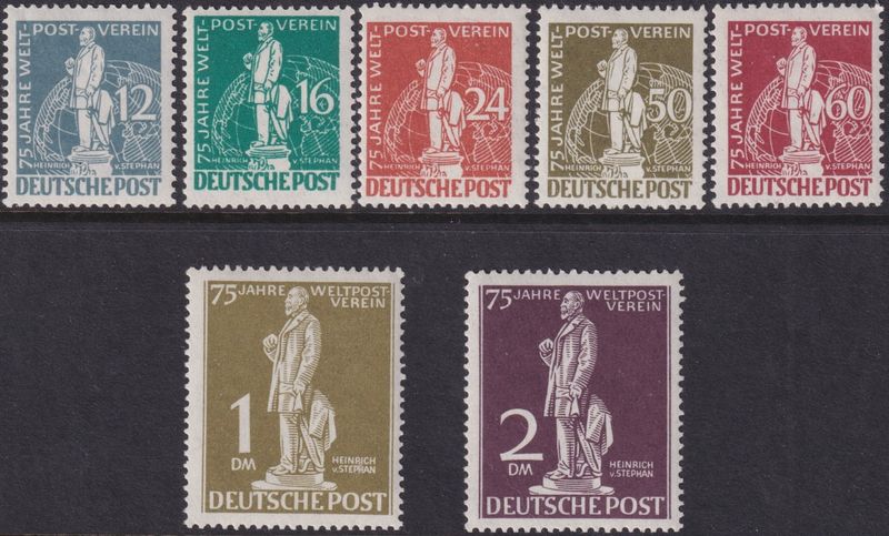 West Berlin 1949 UPU Set