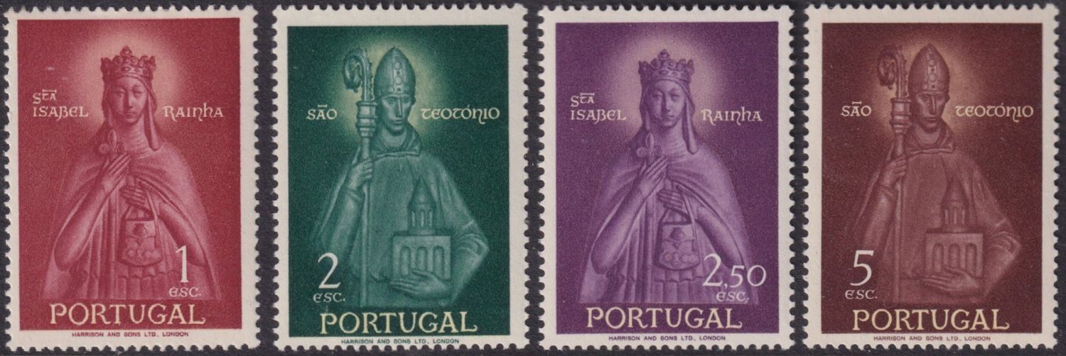 Portugal 1958 Saints Elizabeth &amp; Teotonio Set