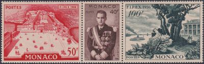 Monaco 1956 FIPEX Triptych