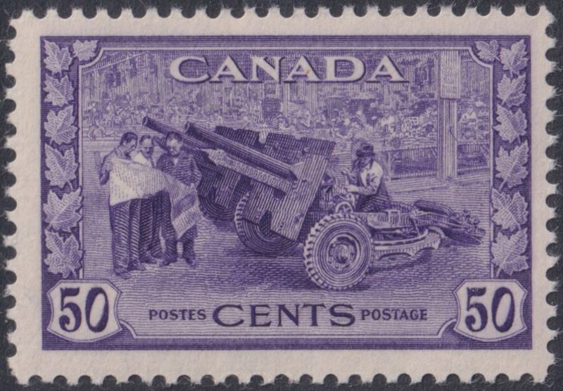 Canada 1942 50c Munitions Factory